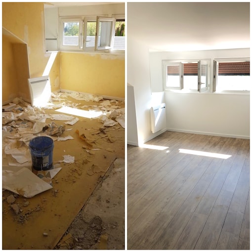 Rénovation complète d'un appartement à Orléans — Avant/Après